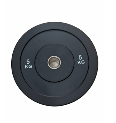 DISCO OLIMPICO BUMPER GOMA 5K NEGRO