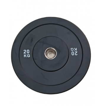 DISCO OLIMPICO BUMPER GOMA 20K NEGRO
