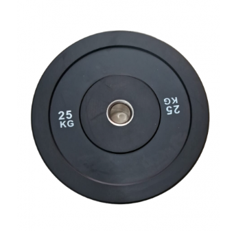 DISCO OLIMPICO BUMPER GOMA 25K NEGRO