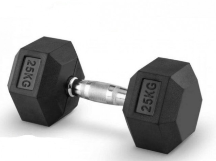 MANCUERNA HEXAGONAL CAUCHO 25KG