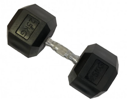MANCUERNA HEXAGONAL CAUCHO 25KG