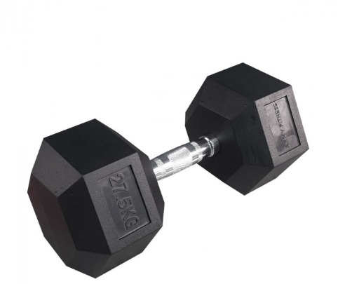 MANCUERNA HEXAGONAL CAUCHO 27.5KG