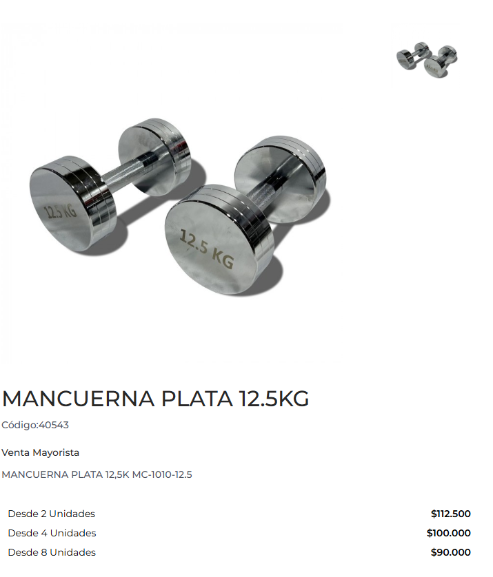 mancuerna plata 12,5kg
